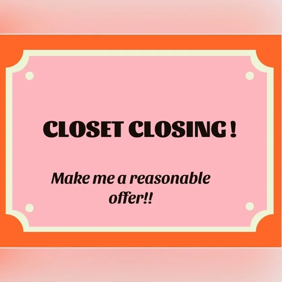 CLOSET CLOSING FOREVER!!! - Picture 1 of 1